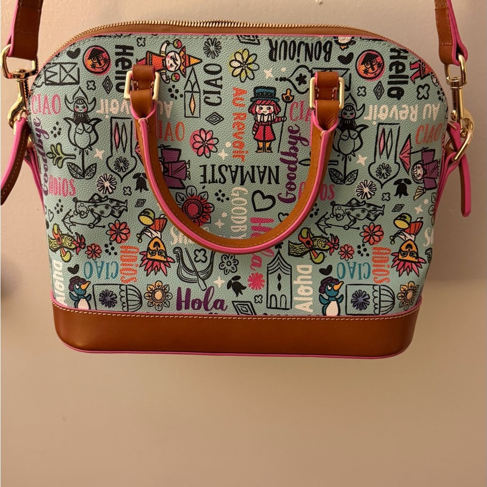 Dooney & Bourke Disney - It’s a Small World 2021 Satchel - Picture 3 of 5